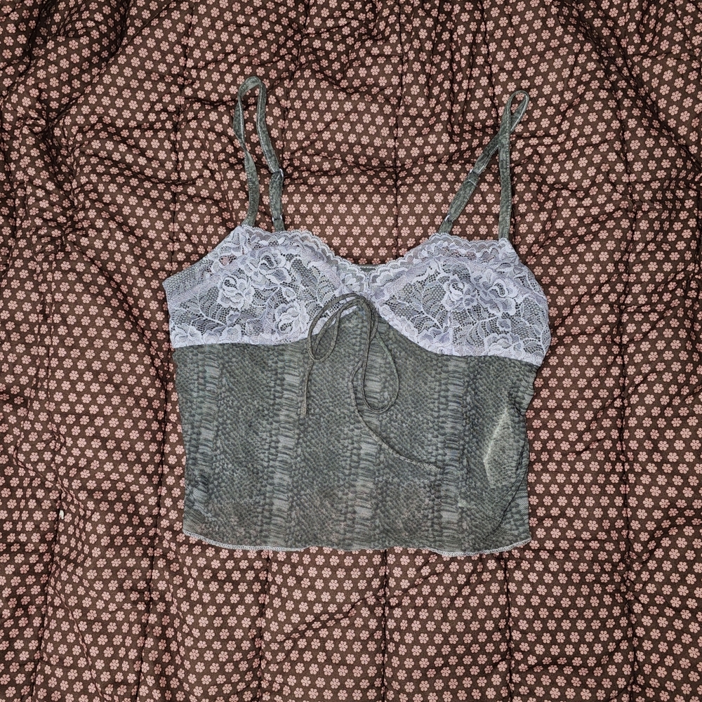 Purple/Gray Lace Cami